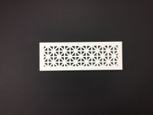 Plaster air vent cover. Made in UK - S13- 297x 102mm (11.69 x 4.01inch)