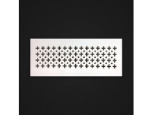 Decorative air vent cover. Made in UK - S15- 298x 120mm (11.73 x 4.72inch)