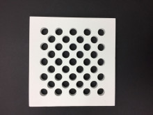 Decorative air vent cover. Made in UK - S19- 122x 117mm (4.80 x 4.60inch)